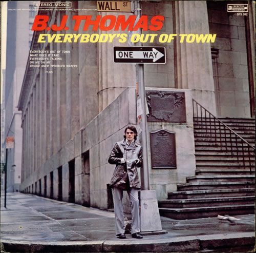 Albumcover B.J. Thomas - Eveybody´s Out Of Town