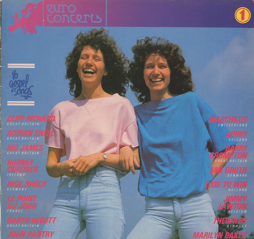 Albumcover Various Artists of the 80s - Euroconcerts 1 - 16 Gospel Songs