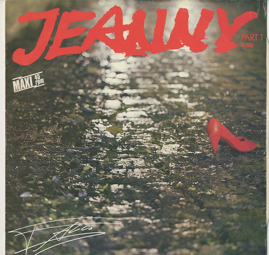 Albumcover Falco - Jeanny Part 1 / Männer des Westens - Any Kind Of Land <br> 12" Maxi Single 45 RPM