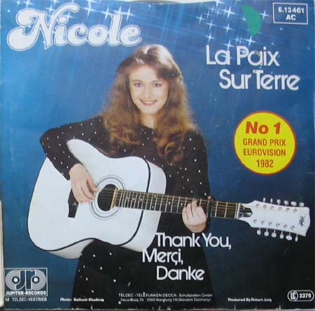 Albumcover Nicole - La Paix Sur Terre/ Thank you, Merci, Danke