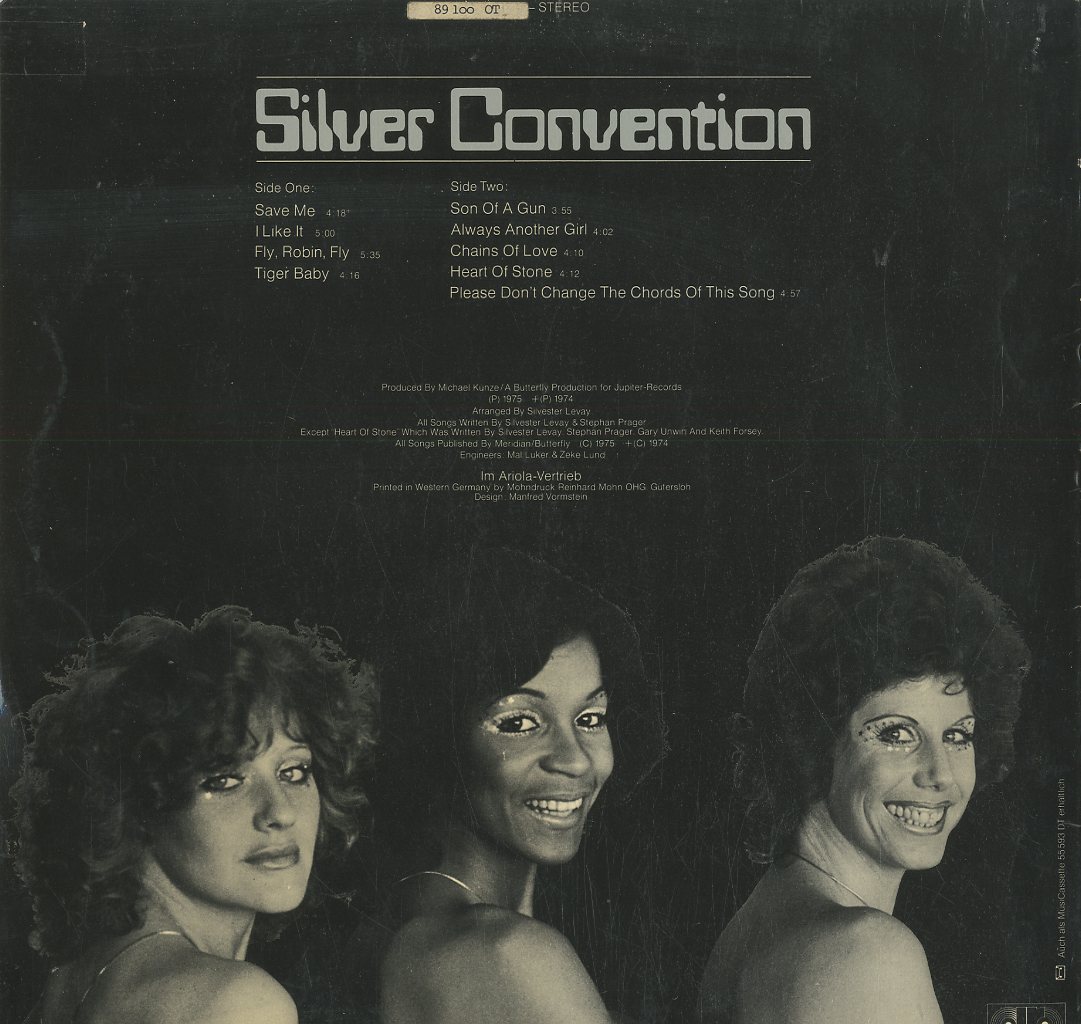 Albumcover Silver Convention - Silver Convention including Save me