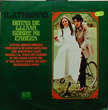 Albumcover B.J. Thomas - Gotas De LLuvia Sob ra Mi Cabeza