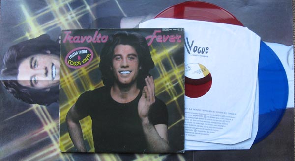 Albumcover John Travolta - Travolta Fever DLP Coloured) Vinyl (Rot und Blau)