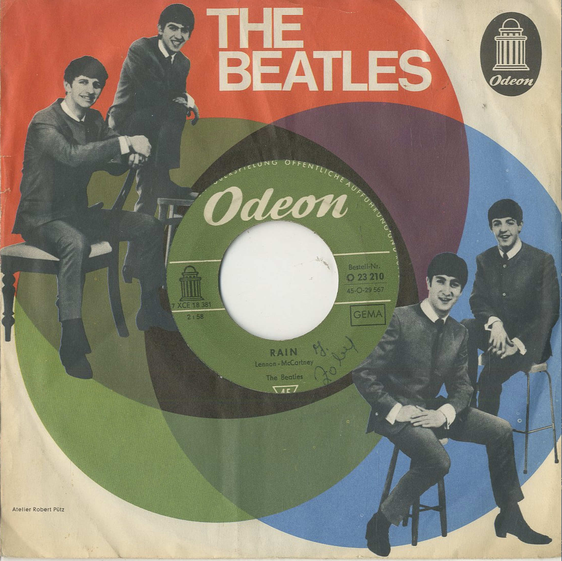 Albumcover The Beatles - Paperback Writer / Rain