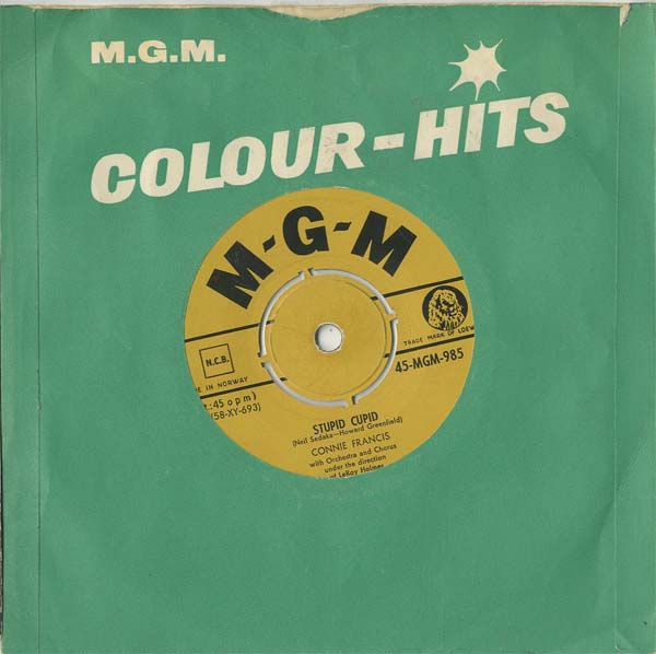 Albumcover Connie Francis - Stupid Cupid / Carolina Moon (Colour 7")
