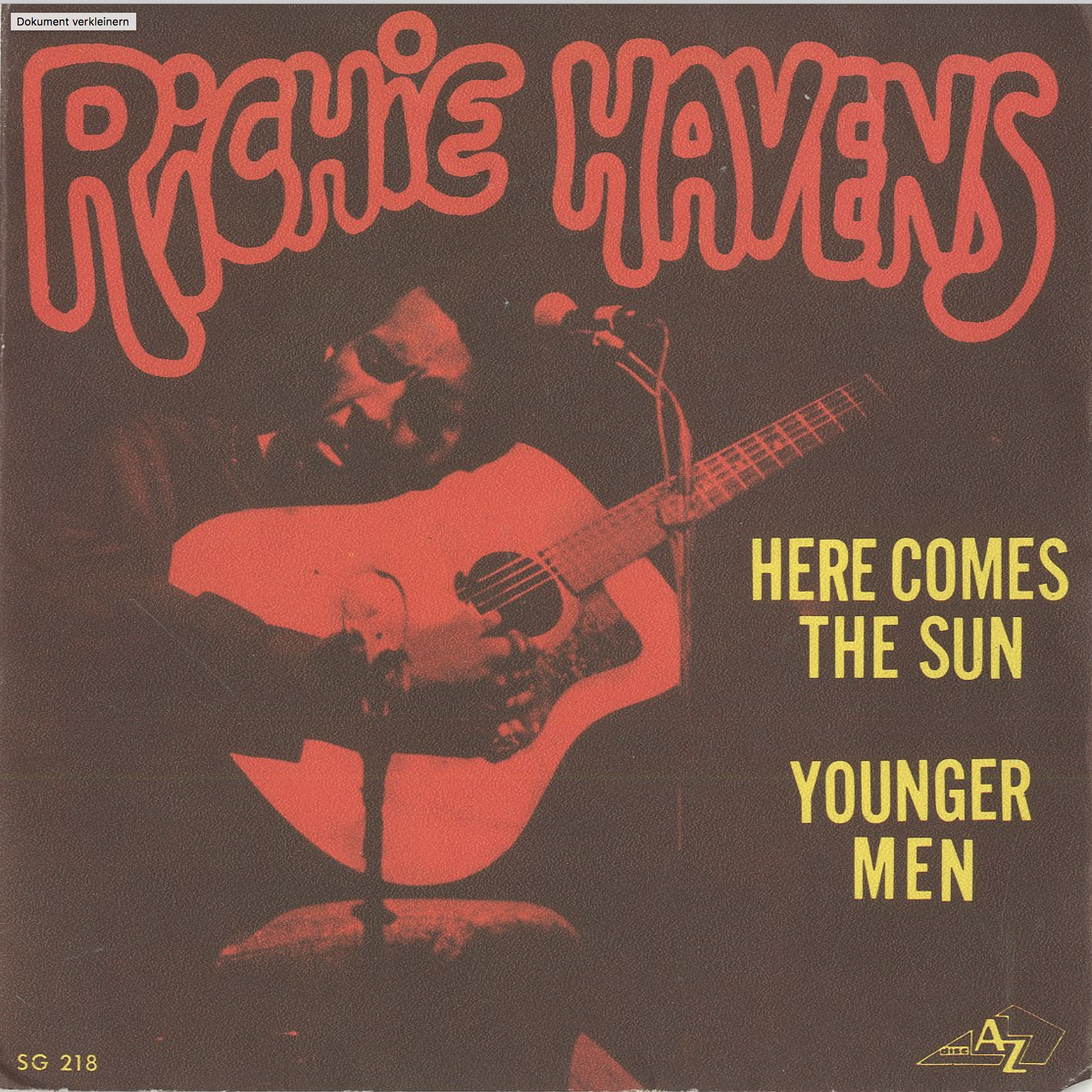 Albumcover Richie Havens - Here Comes Then Sun / Younger Men 