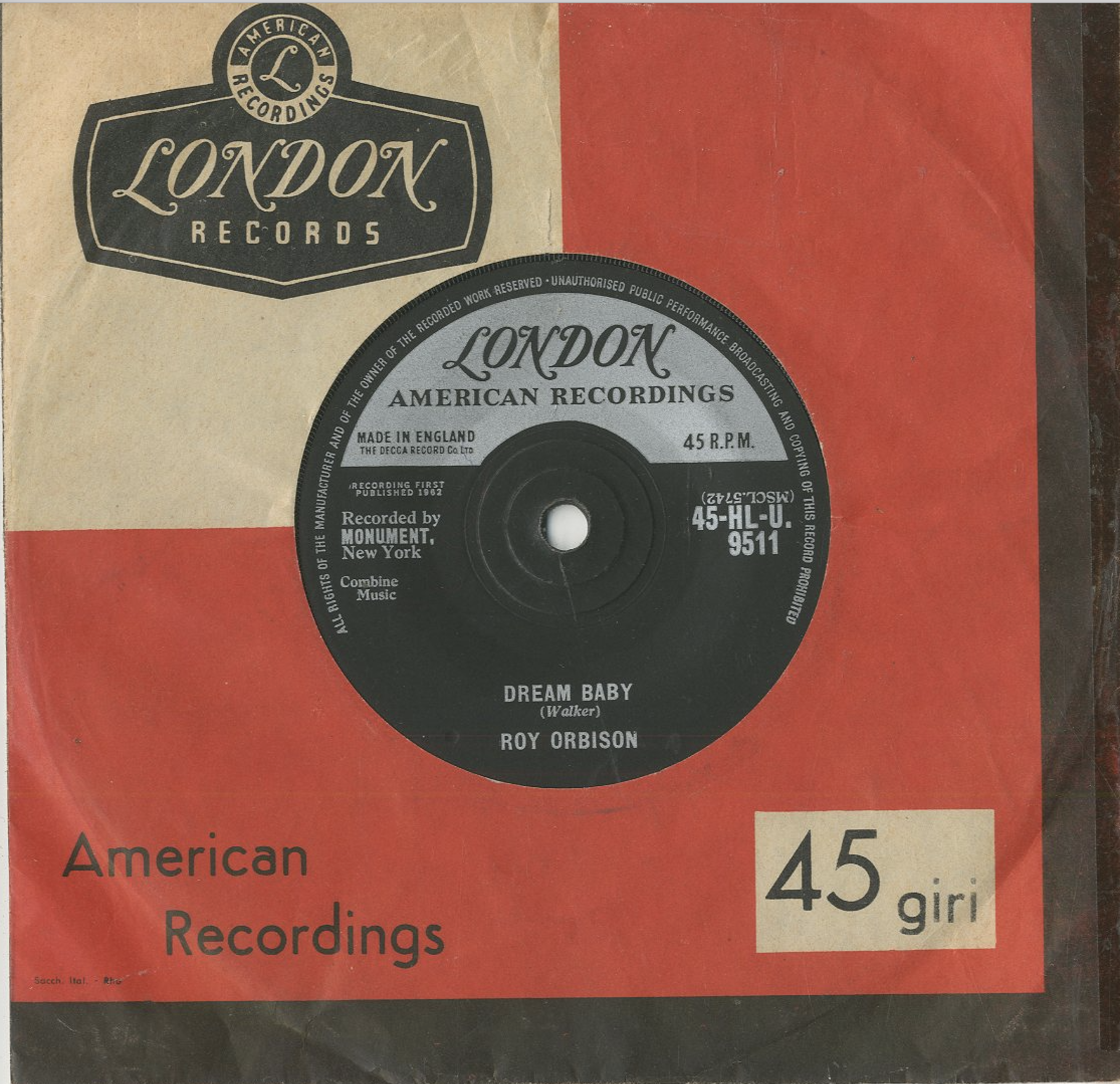 Albumcover Roy Orbison - Dream Baby / The Actress