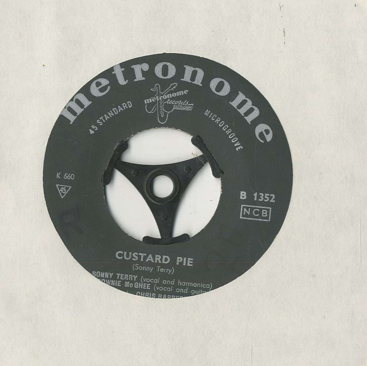 Albumcover Sonny Terry & Brownie McGhee - Custard  Pie / If I Could Only Hear My Mother Pray