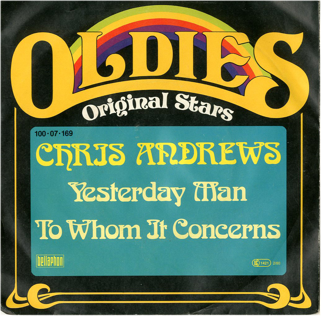 Albumcover Chris Andrews - Yesterday Man / To Whom It Concerns (Oldies Original Stars)