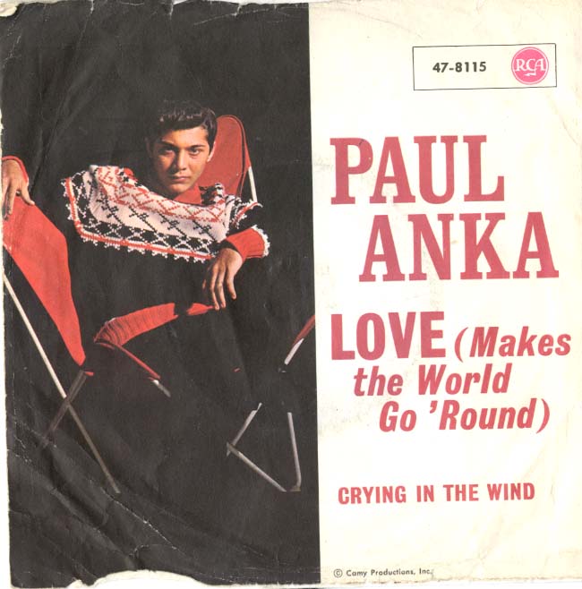 Albumcover Paul Anka - Love Makes The World Go Round / Crying In The Wind