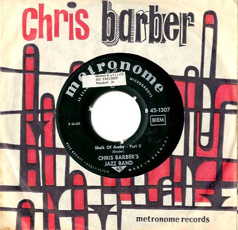 Albumcover Chris Barber - Sheik of Araby Part I + II