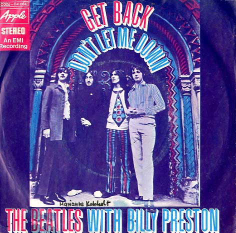 Albumcover The Beatles - Get Back / Dont Let me Down  (mit Billy Preston)