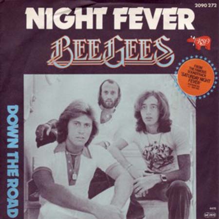 Albumcover The Bee Gees - Night Fever / Down The Road