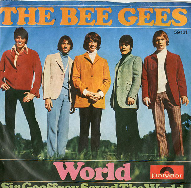 Albumcover The Bee Gees - World / Sir Geoffrey Saved The World