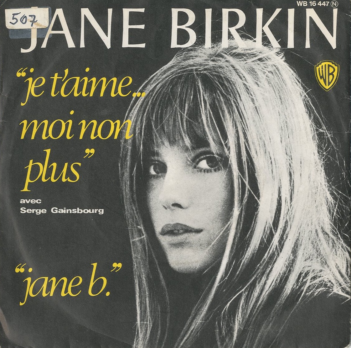 Albumcover Jane Birkin - Je t´aime... moi non plus (mit Serge Gainsbourg)/Jane B,