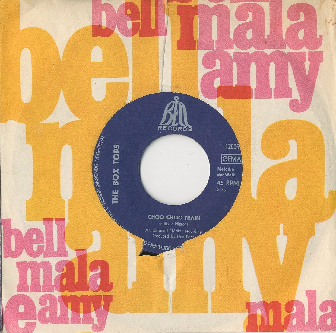 Albumcover The Box Tops - Choo Choo Train / Fields Of Clover (Melodie der Welt)