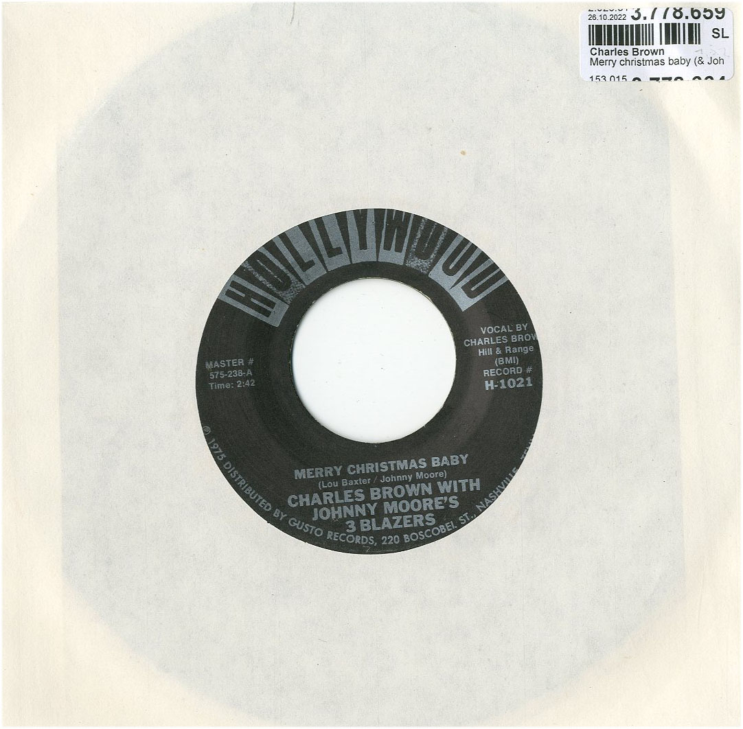 Albumcover Charles Brown - Merry Christmas Baby* / Lloyd Glenn : Sleigh Ride (instr.)