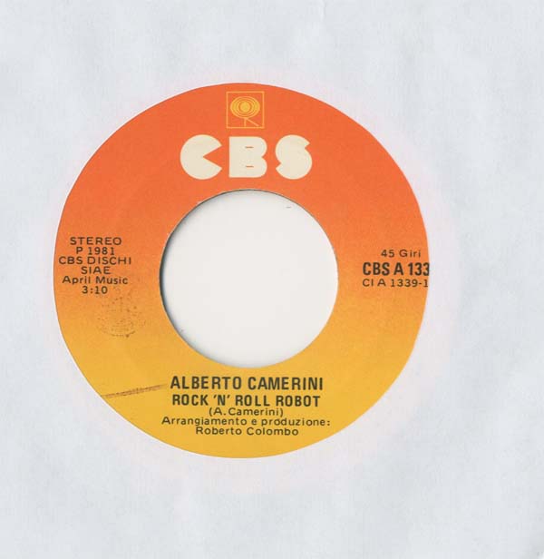 Albumcover Alberto Camerini - Rock n Roll Robot / Miele