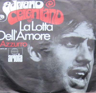 Albumcover Adriano Celentano - Azzurro / La Lotta Dell Amore