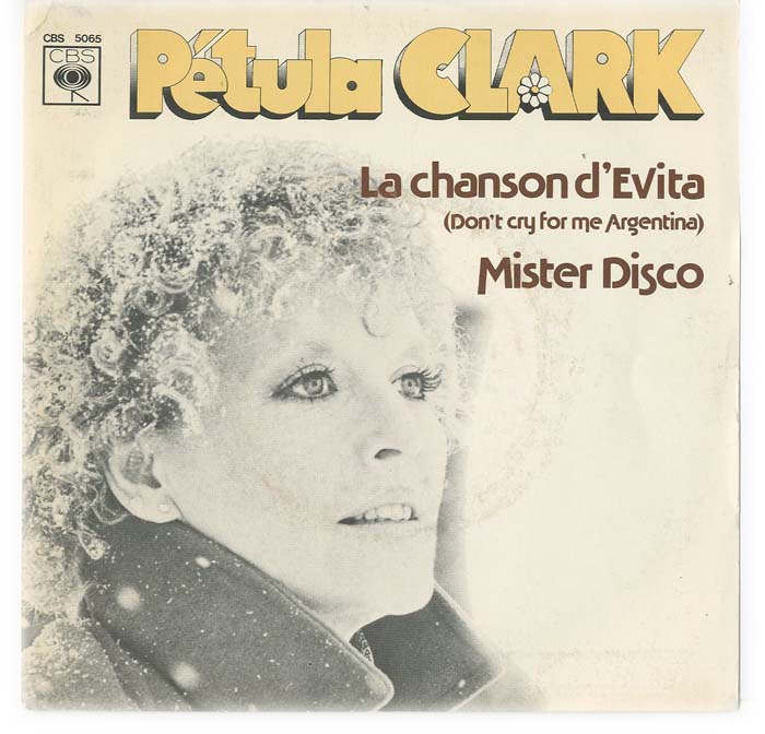 Albumcover Petula Clark - La Chanson d Evita (Dont Cry For Me Argentina) / Mister Disco