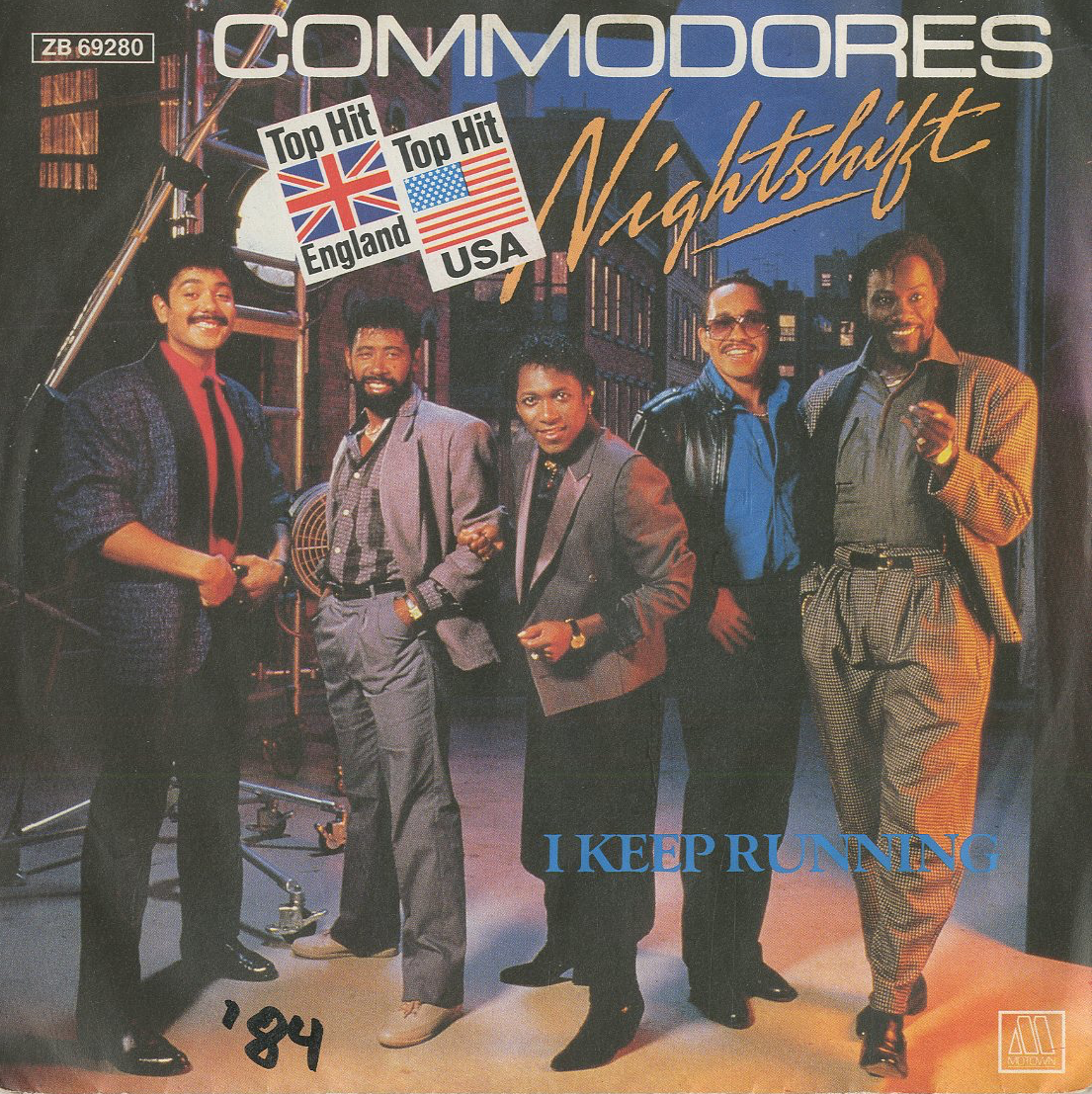Albumcover Commodores - Nightshift / I Keep Running