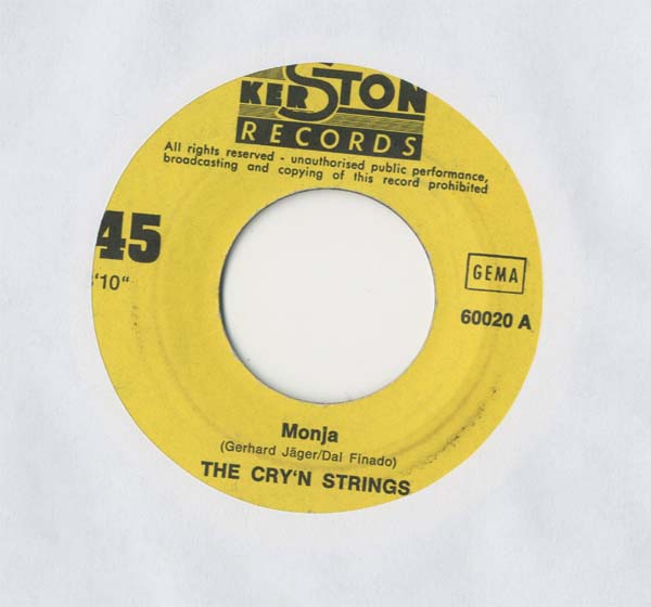 Albumcover The Cry´n Strings - Monja / Bu Bu i Du