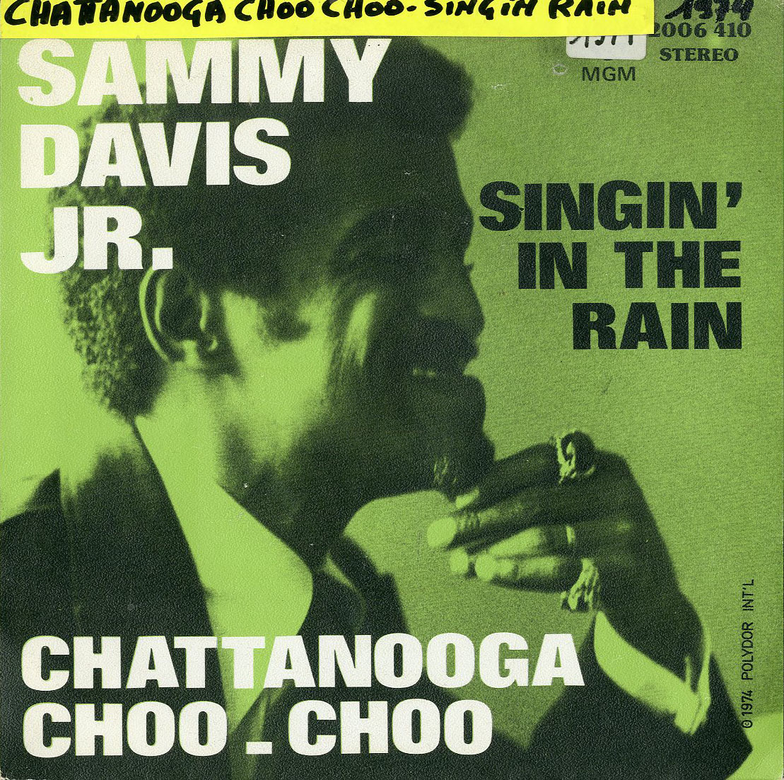 Albumcover Sammy Davis Jr. - Singin In the Rain / Chattanooga-Choo-Choo