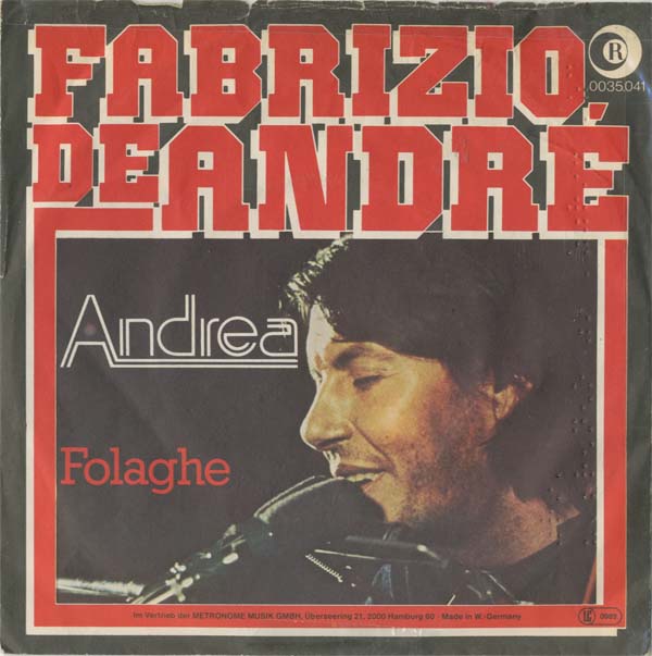 Albumcover Fabrizio De Andre - Andrea / Folaghe