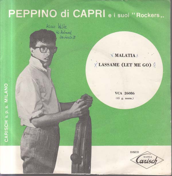 Albumcover Peppino di Capri - Malatia / Lassame (Let Me Go)