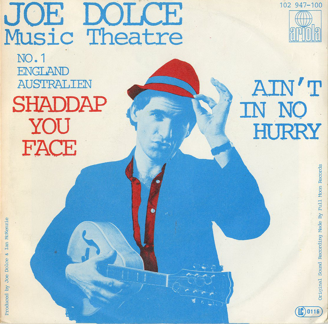 Albumcover Joe Dolce - Shaddap You Face / Ain´t In No Hurry