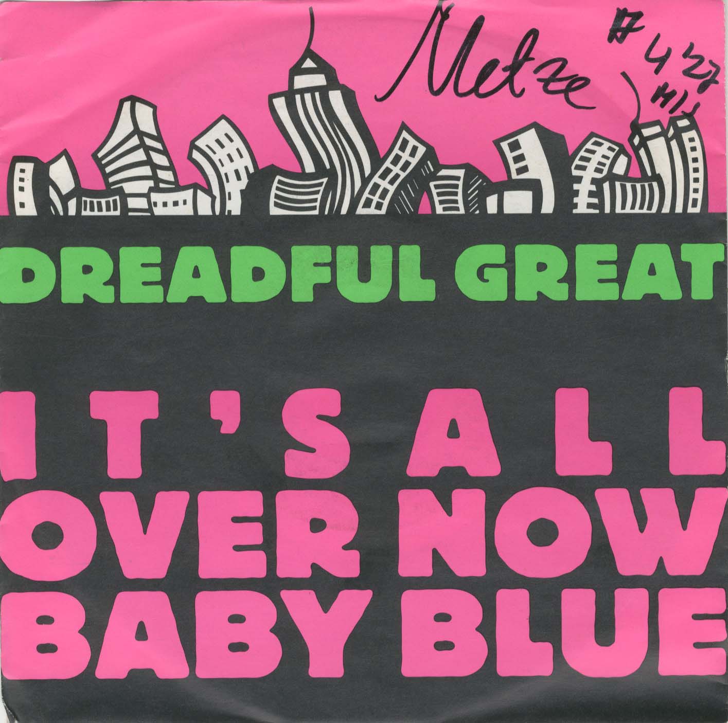 Albumcover Dreadful Great - Its All Over Now Baby Blue (Radio Version) / You Know