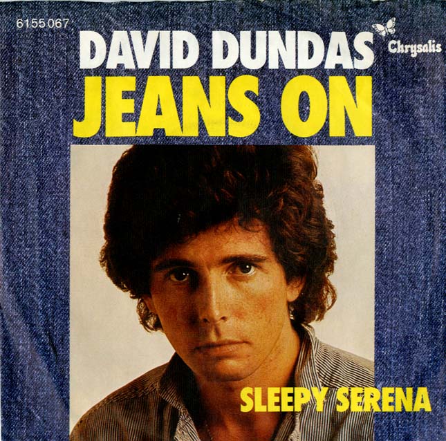 Albumcover David Dundas - Jeans On / Sleepy Serena