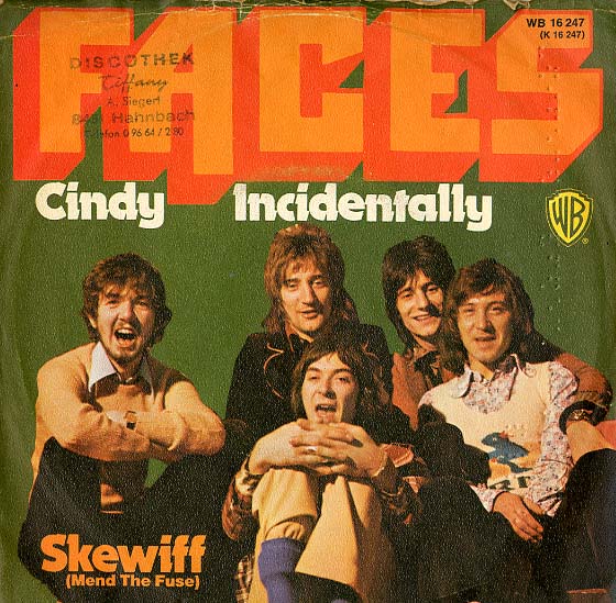 Albumcover Faces - Cindy Incidentially / Skewiff (Mend the Fuse)