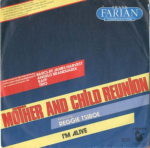 Albumcover Frank Farian - Mother And Child Reunion / I´m alive 