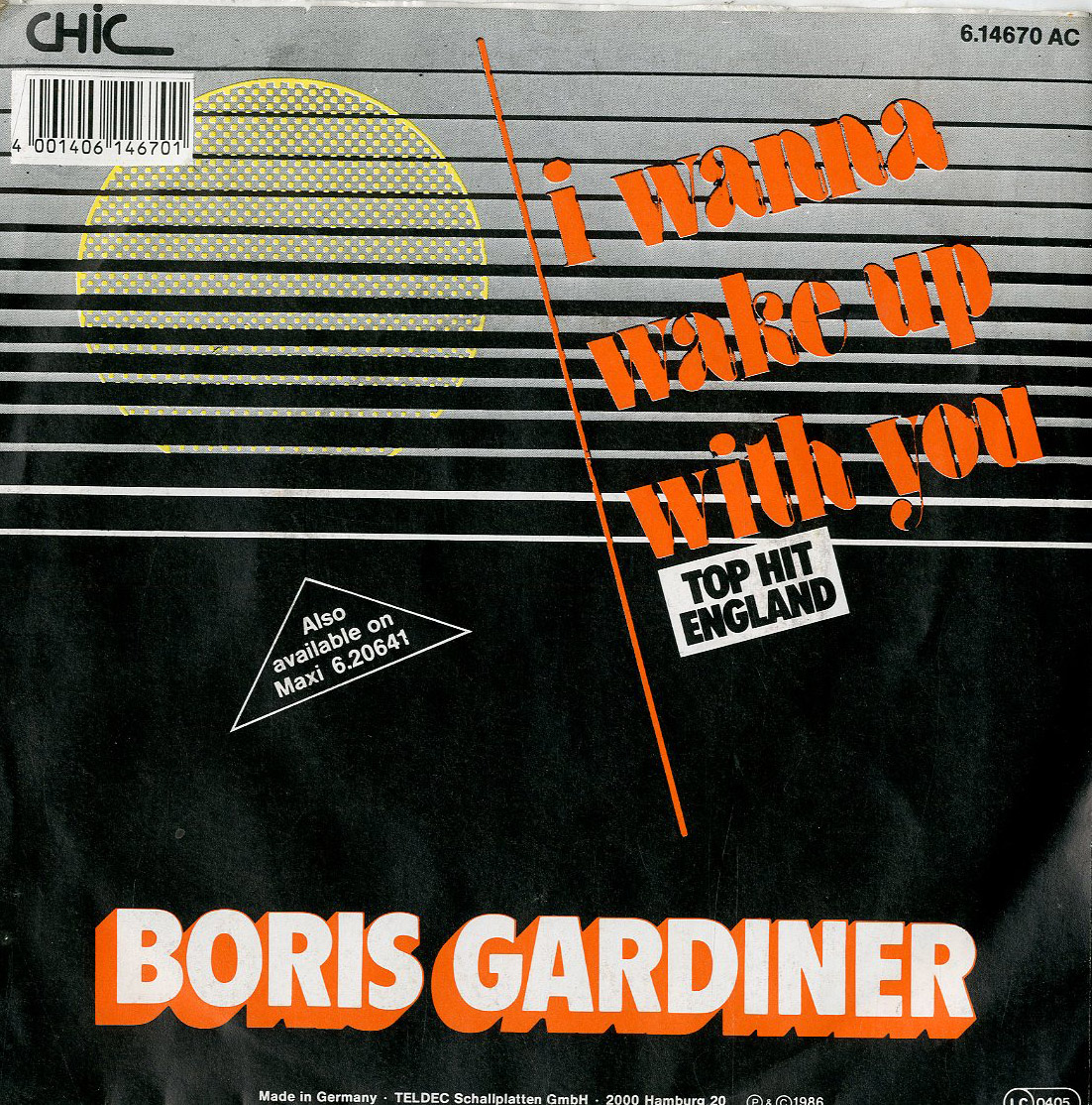 Albumcover Boris Gardiner - I Wanna Wake Up With You / You Are Good For Me