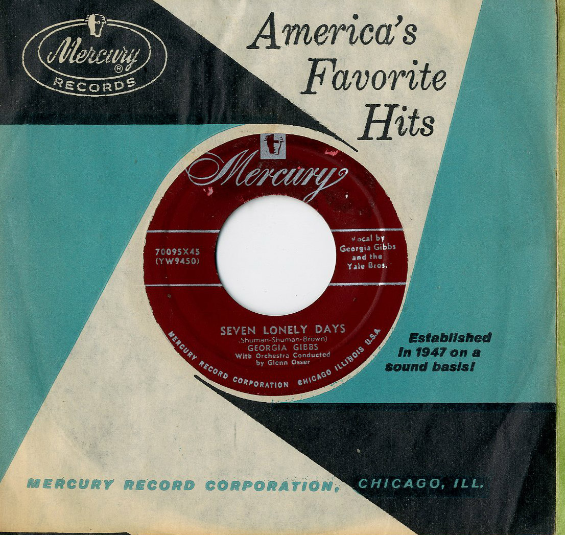 Albumcover Georgia Gibbs - Seven Lonely Days / If You Take My Heart Away