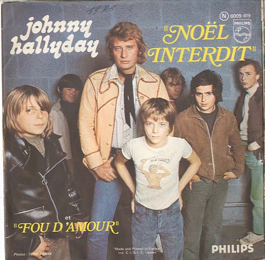 Albumcover Johnny Hallyday - Noel interdit / Fou d´amour