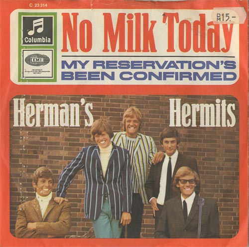 Albumcover Herman´s Hermits - No Milk Today / My Reservation´s Been Confirmed