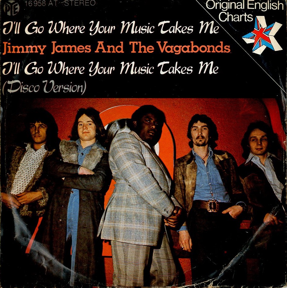 Albumcover Jimmy James & The Vagabonds - I ll Go Where The Music Takes Me / I ll Go Where The Music Takes Me (Disco-Version)