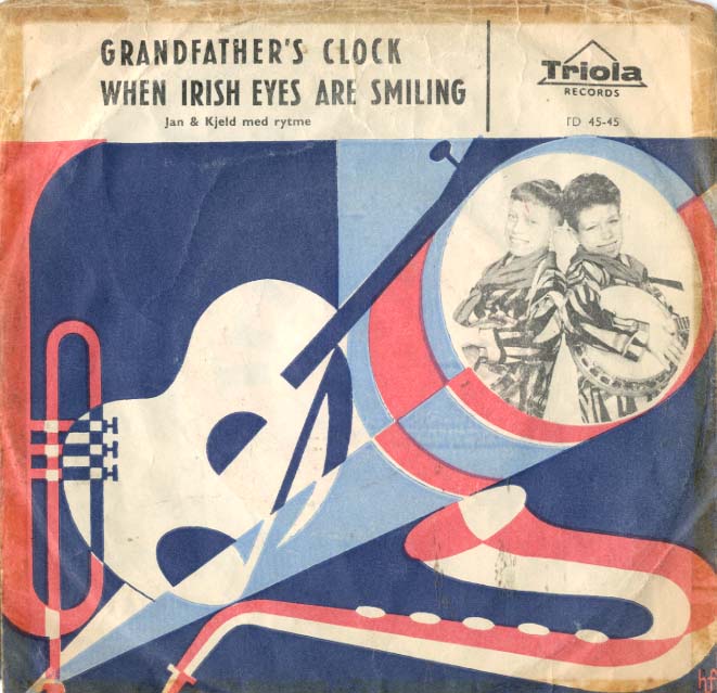 Albumcover Jan & Kjeld - Grandfathers Clock / When Irish Eyes Are Smiling