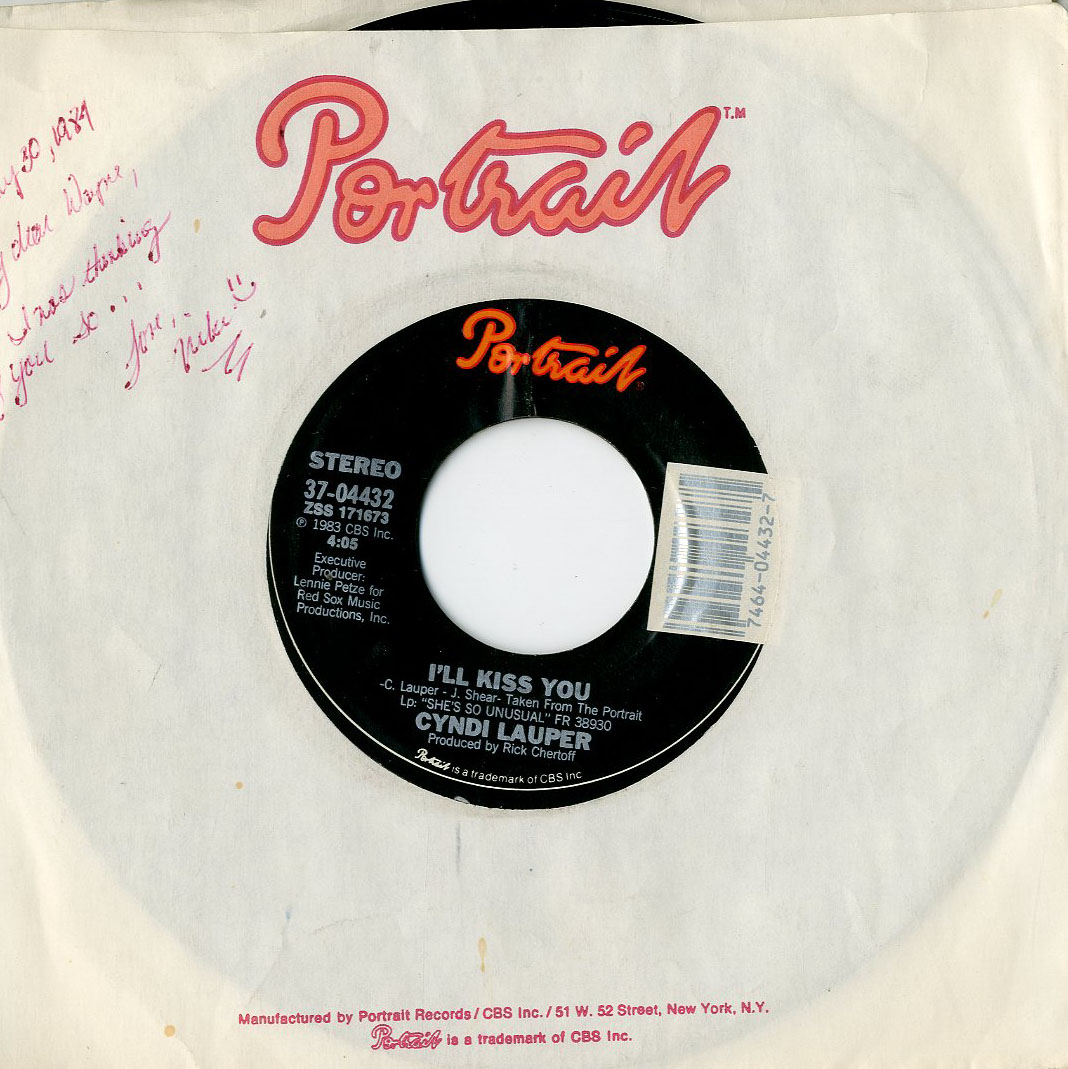 Albumcover Cindy Lauper - Time After Time /I´ll Kiss You