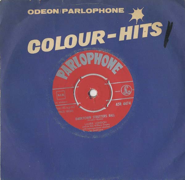 Albumcover Laurie London - Darktown Strutters Ball / My Mother (Blue Vinyl)