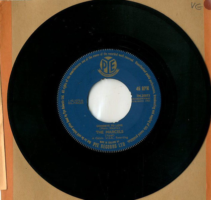 Albumcover The Marcels - Blue Moon / Goodbye To Love