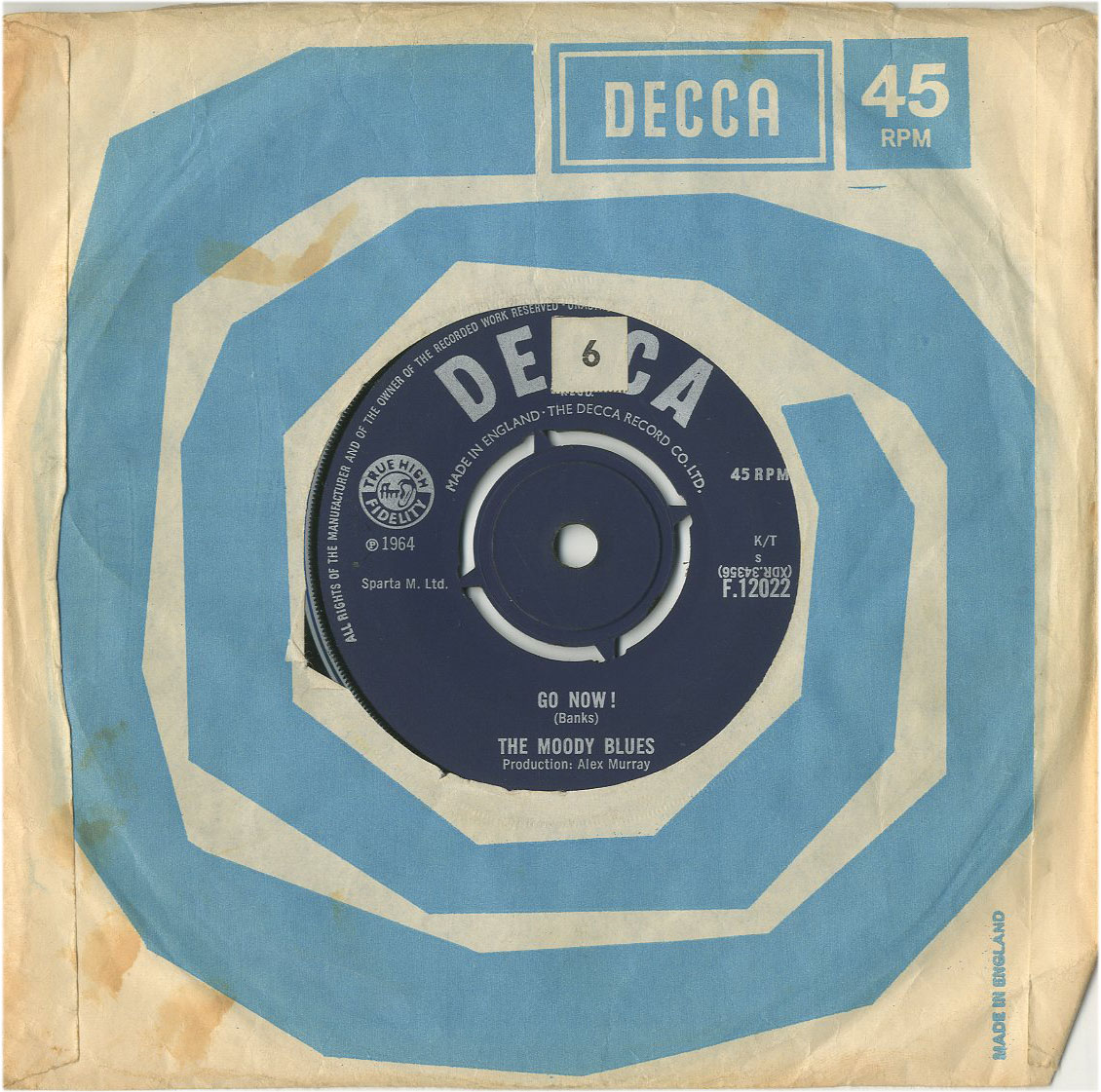 Albumcover The Moody Blues - Go Now / Its Easy Child