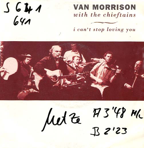 Albumcover Van Morrison - I Cant Stop Loving You / All Saints Day <br> With The Chieftaines