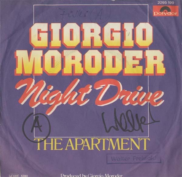 Albumcover Giorgio Moroder - Night Drive / The Appartment
