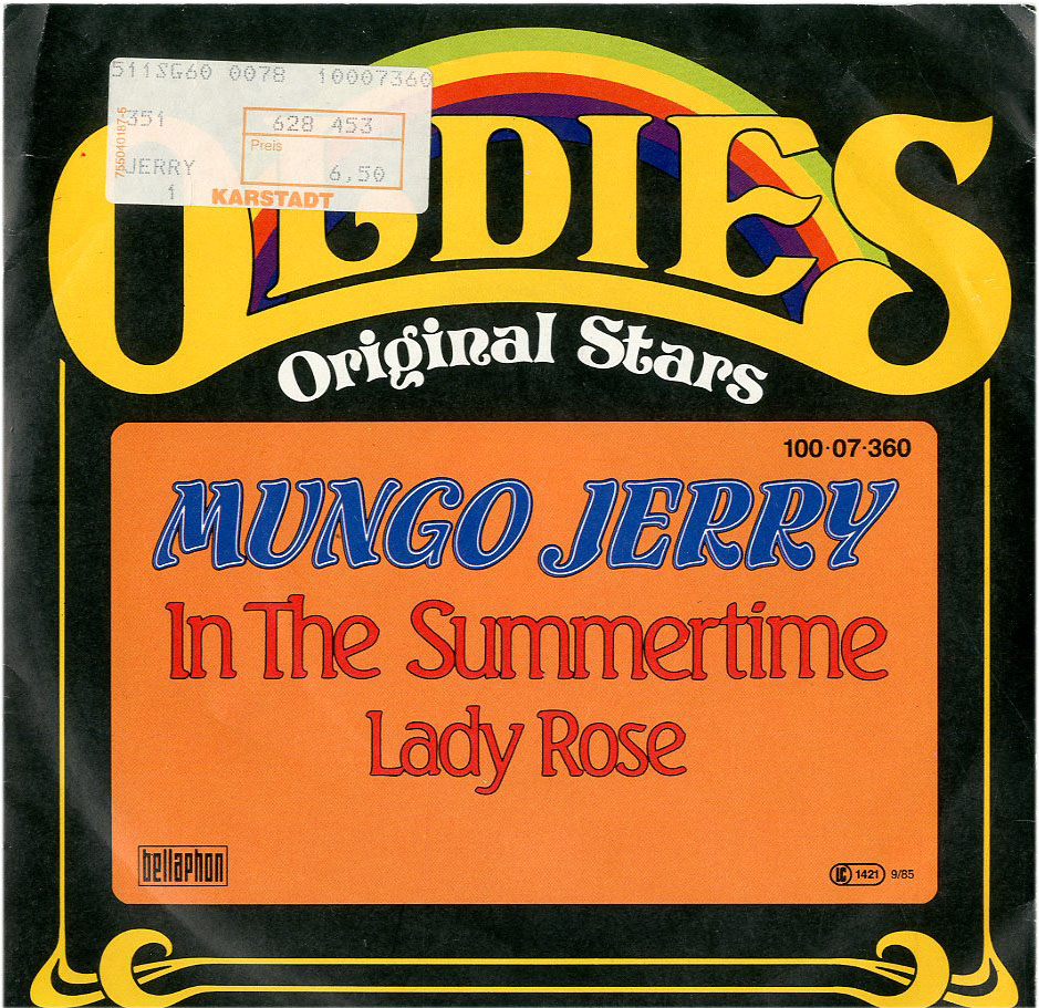Albumcover Mungo Jerry - In the Summertime / Lady Rose (Oldies - Original Stars)