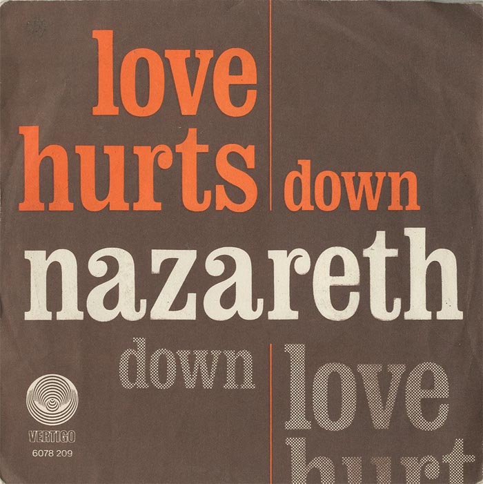 Albumcover Nazareth - Love Hurts / Down