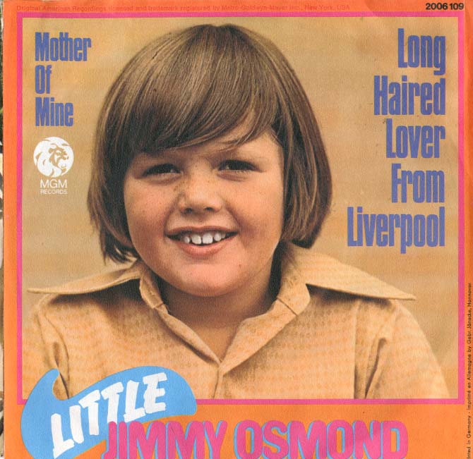 Albumcover (Little) Jimmy Osmond - Long Haired Lover From Liverpool / Mother of Mine
