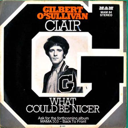 Albumcover Gilbert O´Sullivan - Claire / What Could Be Nicer